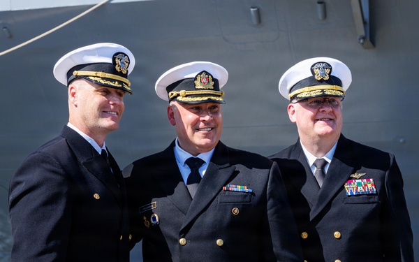 USS Mount Whitney Hosts Key Leader Engagment in Klaipeda, Lithuania