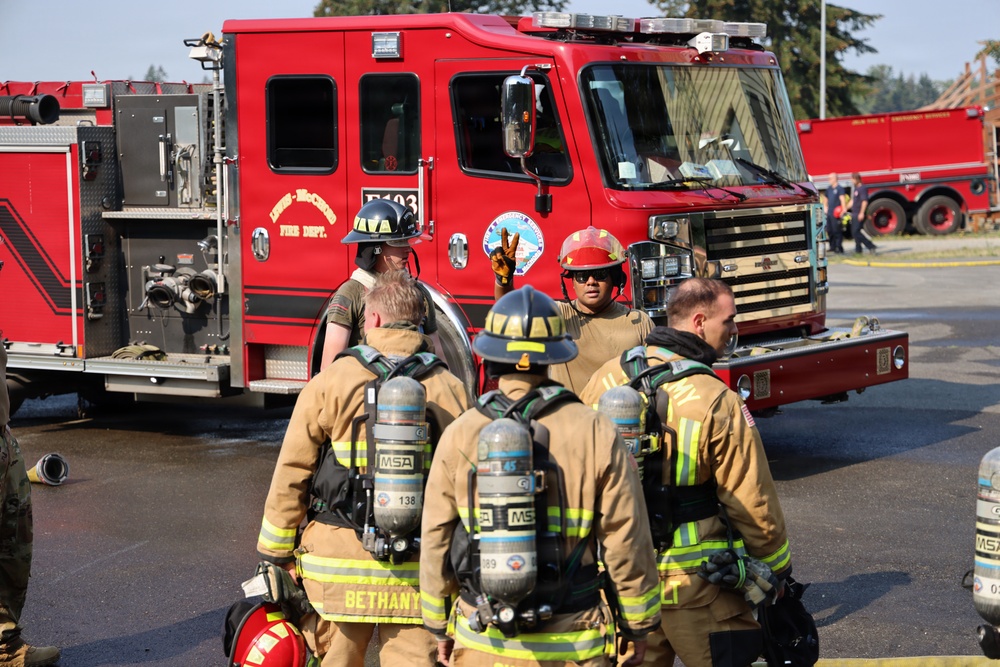 446 CES Conducts Firefighter Training
