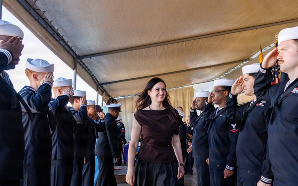 USS Mount Whitney Hosts Key Leader Engagment in Klaipeda, Lithuania