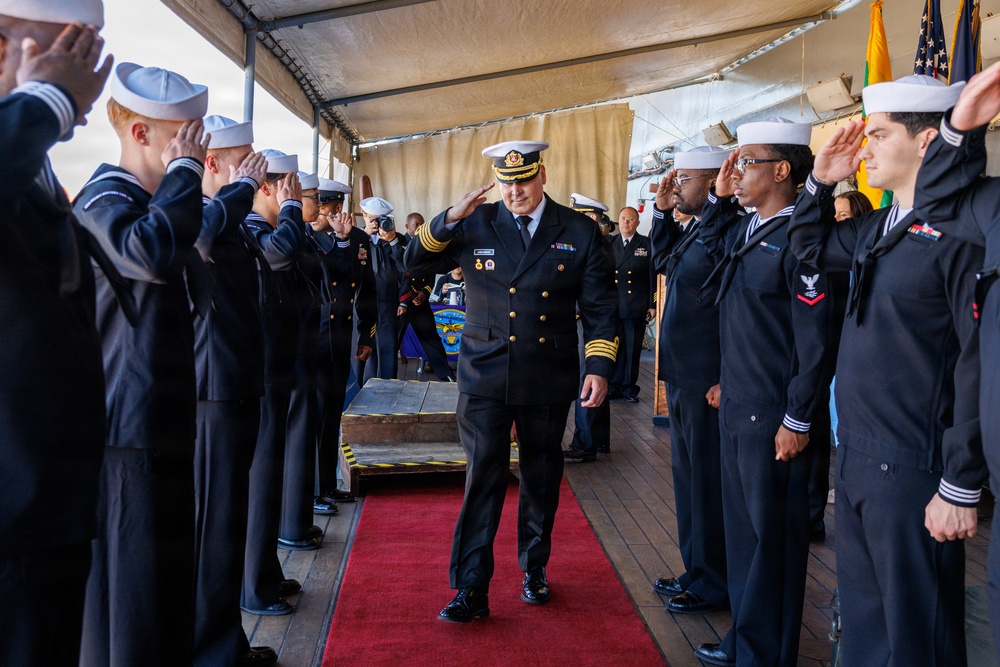 USS Mount Whitney Hosts Key Leader Engagment in Klaipeda, Lithuania