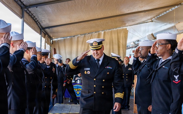 USS Mount Whitney Hosts Key Leader Engagment in Klaipeda, Lithuania