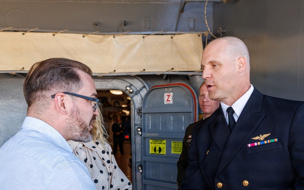USS Mount Whitney Hosts Key Leader Engagment in Klaipeda, Lithuania