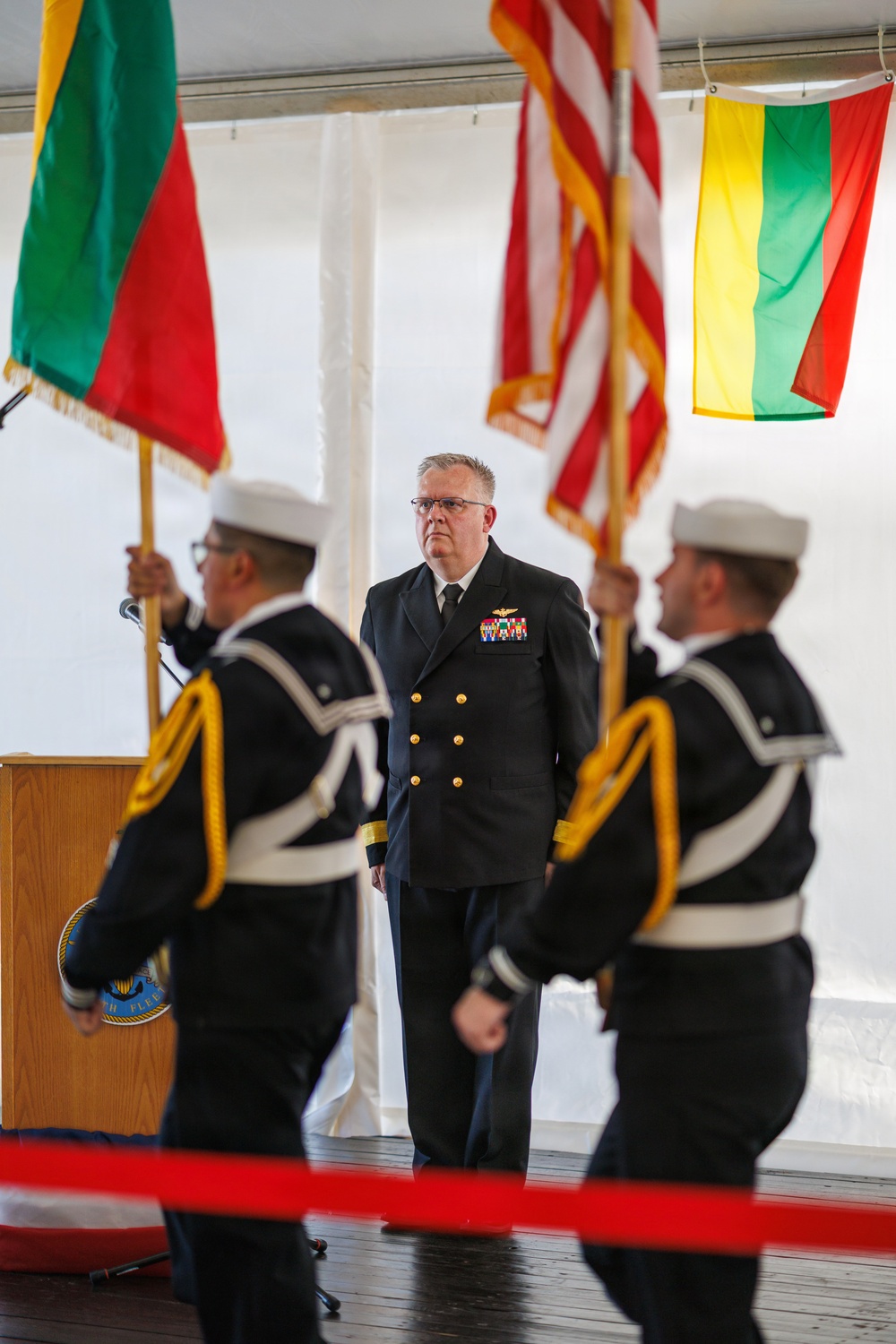 USS Mount Whitney Hosts Key Leader Engagment in Klaipeda, Lithuania