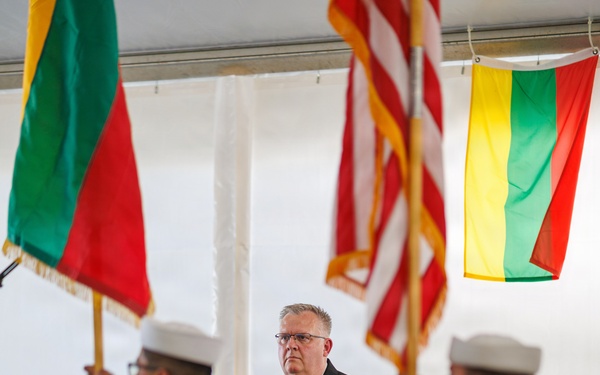 USS Mount Whitney Hosts Key Leader Engagment in Klaipeda, Lithuania