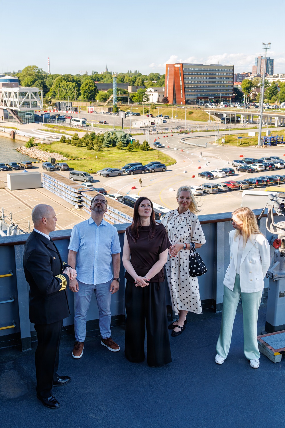 USS Mount Whitney Hosts Key Leader Engagment in Klaipeda, Lithuania