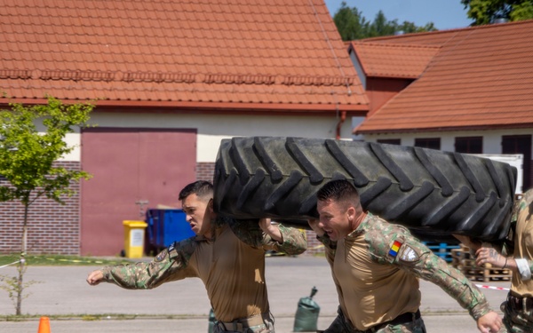 U.S. Army Soldiers strengthen NATO partnership during military competition on Romanian Flag Day