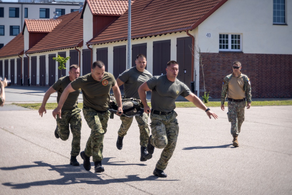 U.S. Army Soldiers strengthen NATO partnership during military competition on Romanian Flag Day