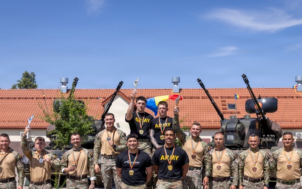 U.S. Army Soldiers strengthen NATO partnership during military competition on Romanian Flag Day