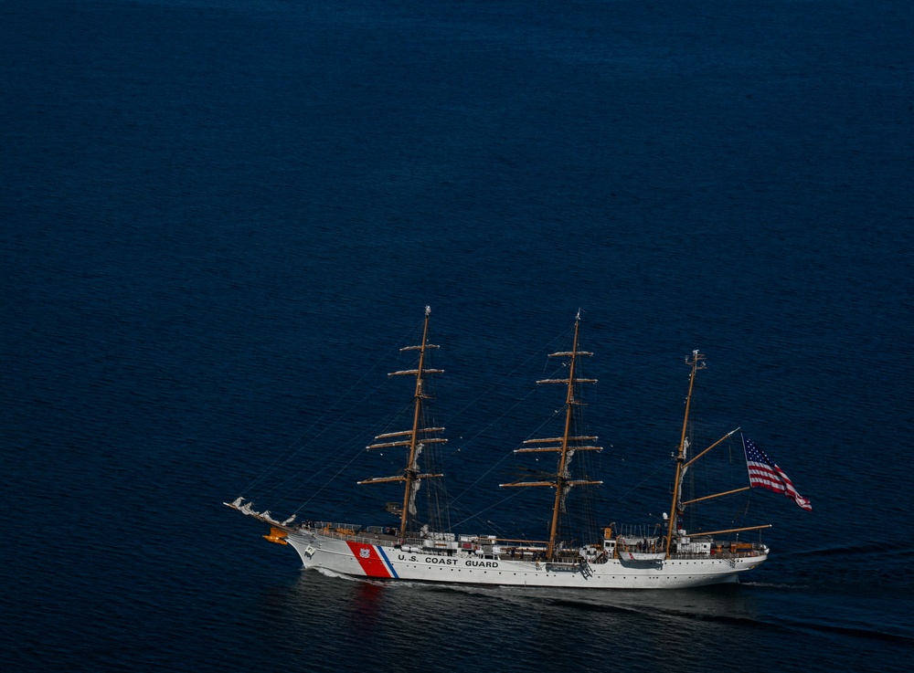 U.S. Coast Guard Barque Eagle transits through Annapolis