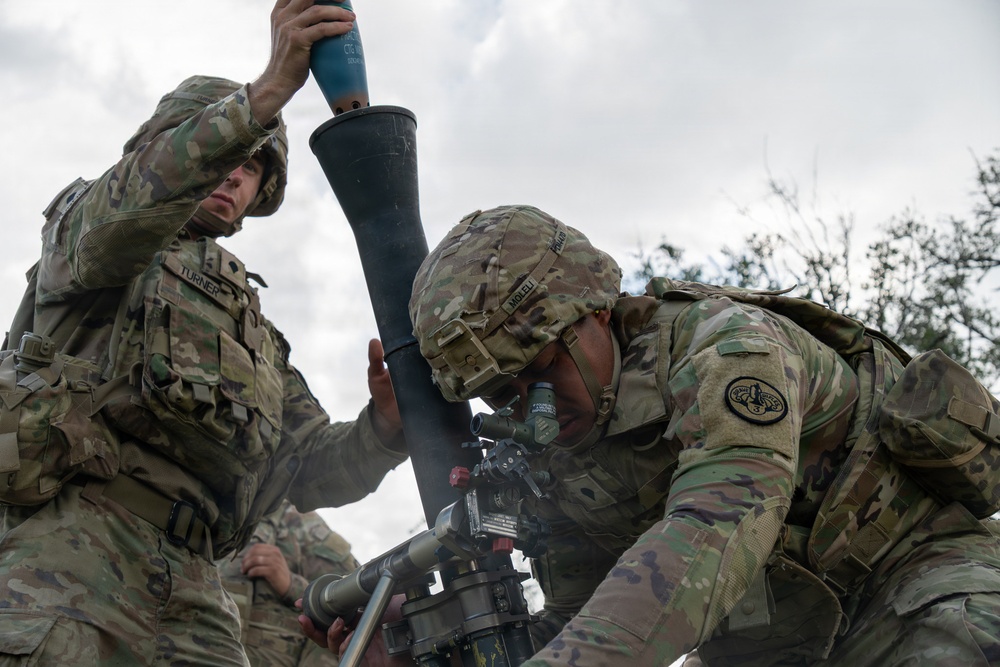 Mortar training builds 3CR's readiness