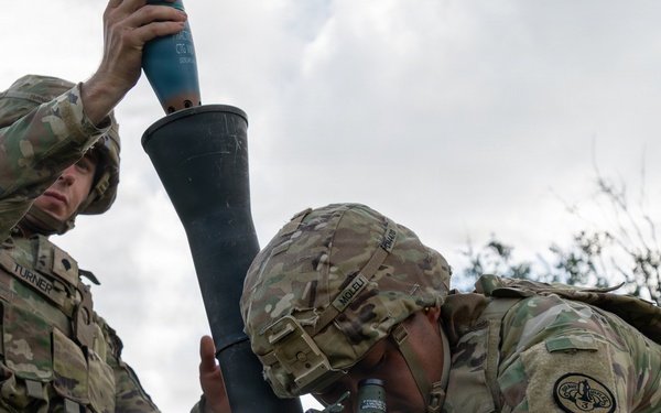 Mortar training builds 3CR's readiness