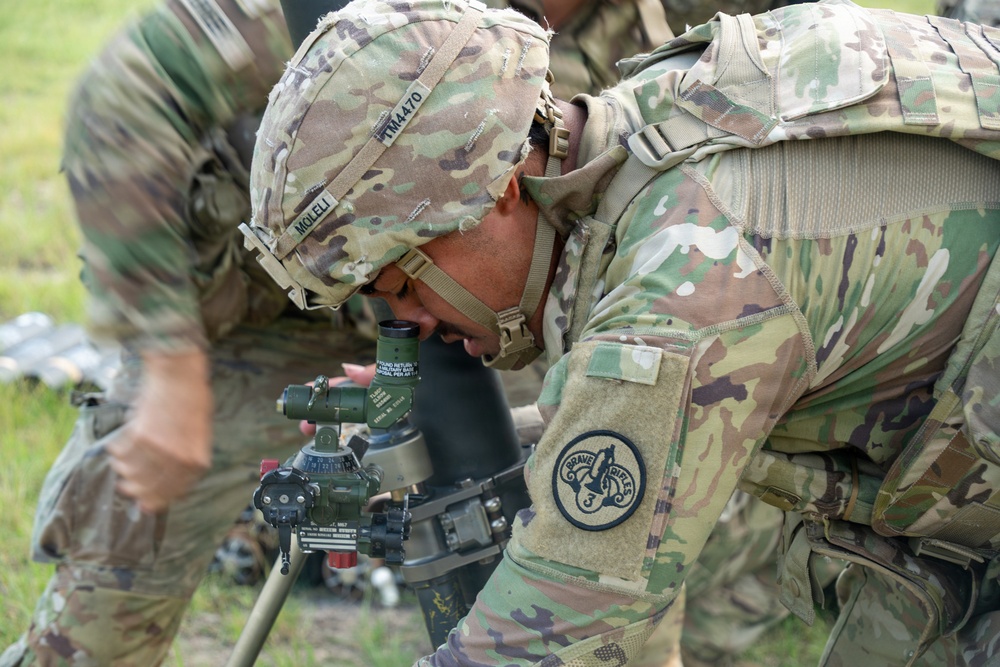 Mortar training builds 3CR's readiness