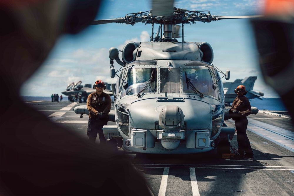 George Washington Conducts Sinking Exercise during Valiant Shield 2026