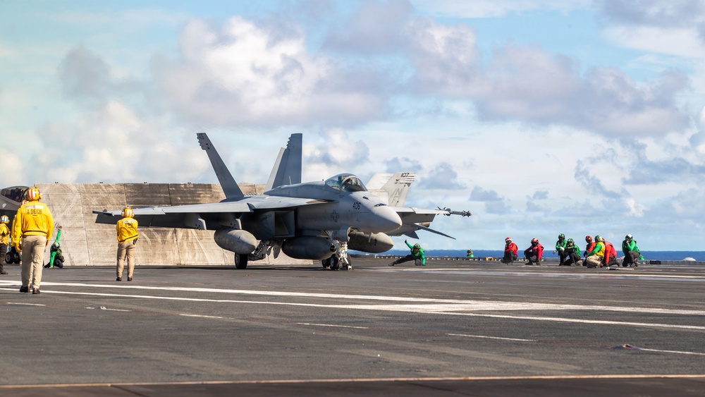 George Washington Participates in Sinking Exercise