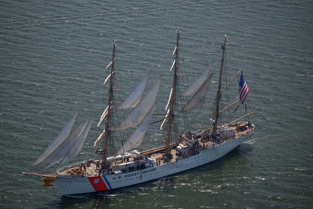 U.S. Coast Guard Barque Eagle Sailing to Baltimore For Sail 250