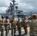 U.S. Army Major General Barthomees visits USS Essex