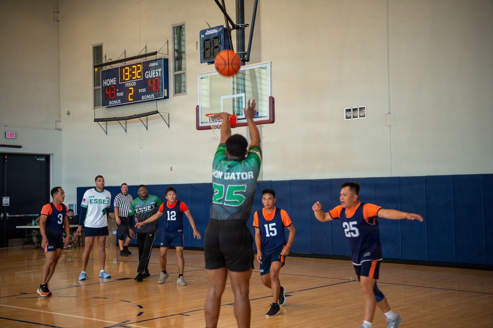 U.S. Navy and Philippine Coast Guard compete in RIMPAC 26 basketball tournament
