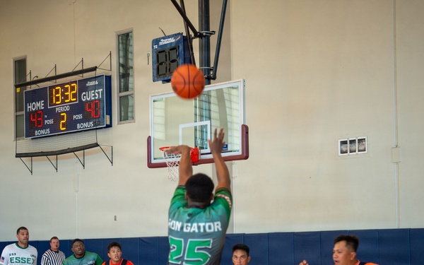 U.S. Navy and Philippine Coast Guard compete in RIMPAC 26 basketball tournament