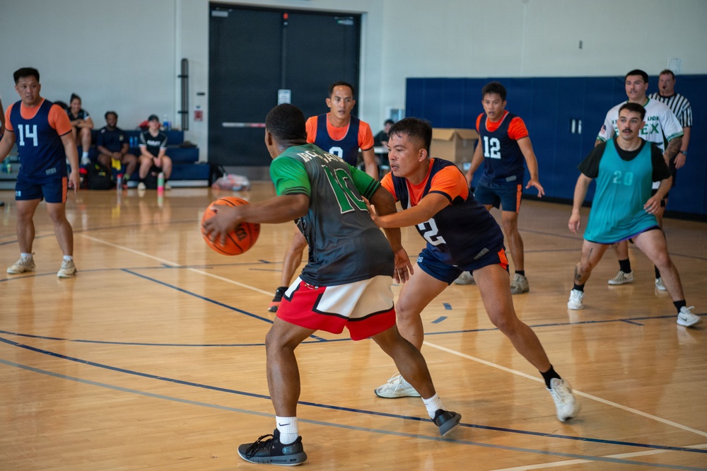 U.S. Navy and Philippine Coast Guard compete in RIMPAC 26 basketball tournament