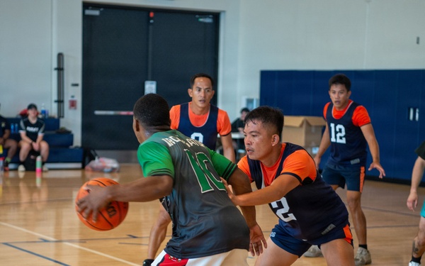 U.S. Navy and Philippine Coast Guard compete in RIMPAC 26 basketball tournament