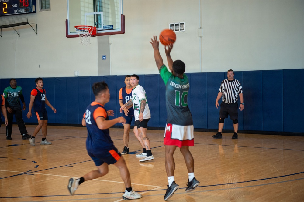 U.S. Navy and Philippine Coast Guard compete in RIMPAC 26 basketball tournament