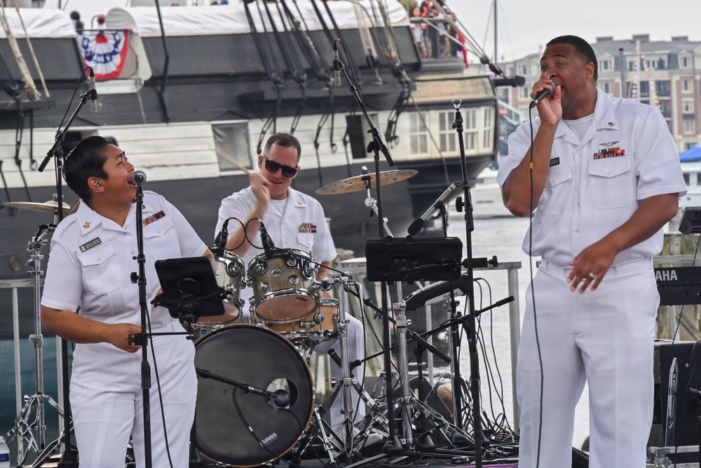 U.S. Navy Cruisers Perform in Baltimore