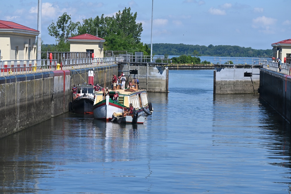 Seneca Chief returns to the Black Rock Lock