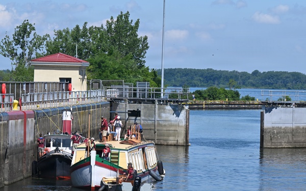 Seneca Chief returns to the Black Rock Lock