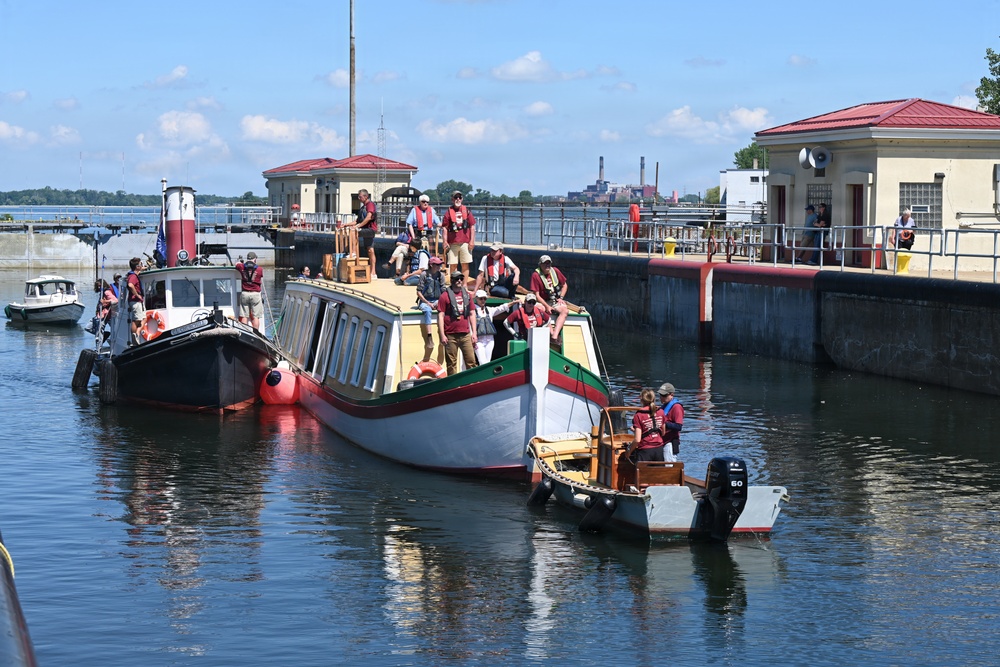 Seneca Chief returns to the Black Rock Lock