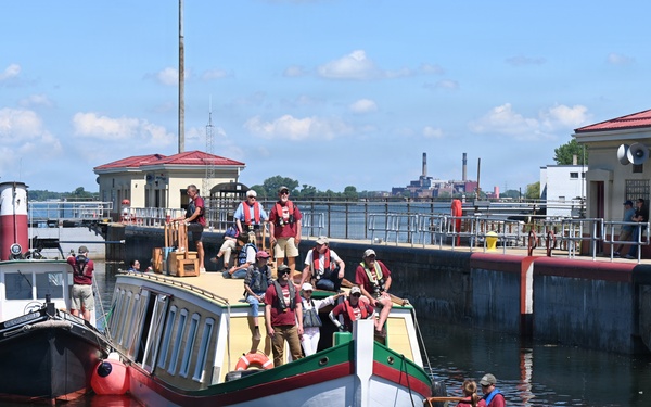 Seneca Chief returns to the Black Rock Lock