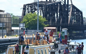 Seneca Chief returns to the Black Rock Lock