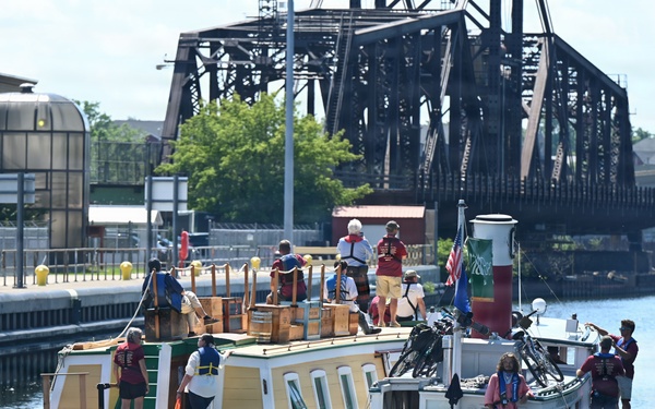 Seneca Chief returns to the Black Rock Lock