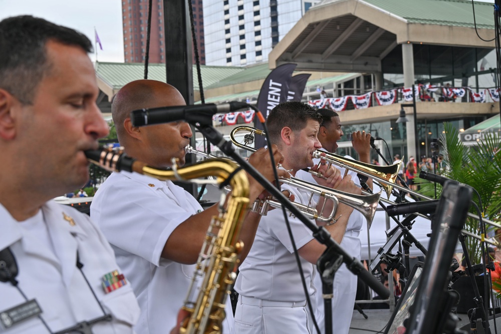 U.S. Navy Cruisers Perform in Baltimore