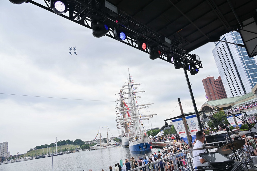 U.S. Navy Cruisers Perform in Baltimore