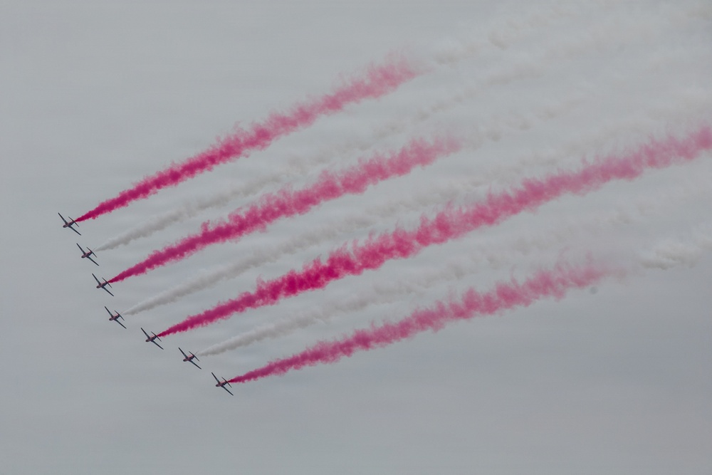 Flight demonstrations during SAIL 250 Maryland &amp; Airshow Baltimore