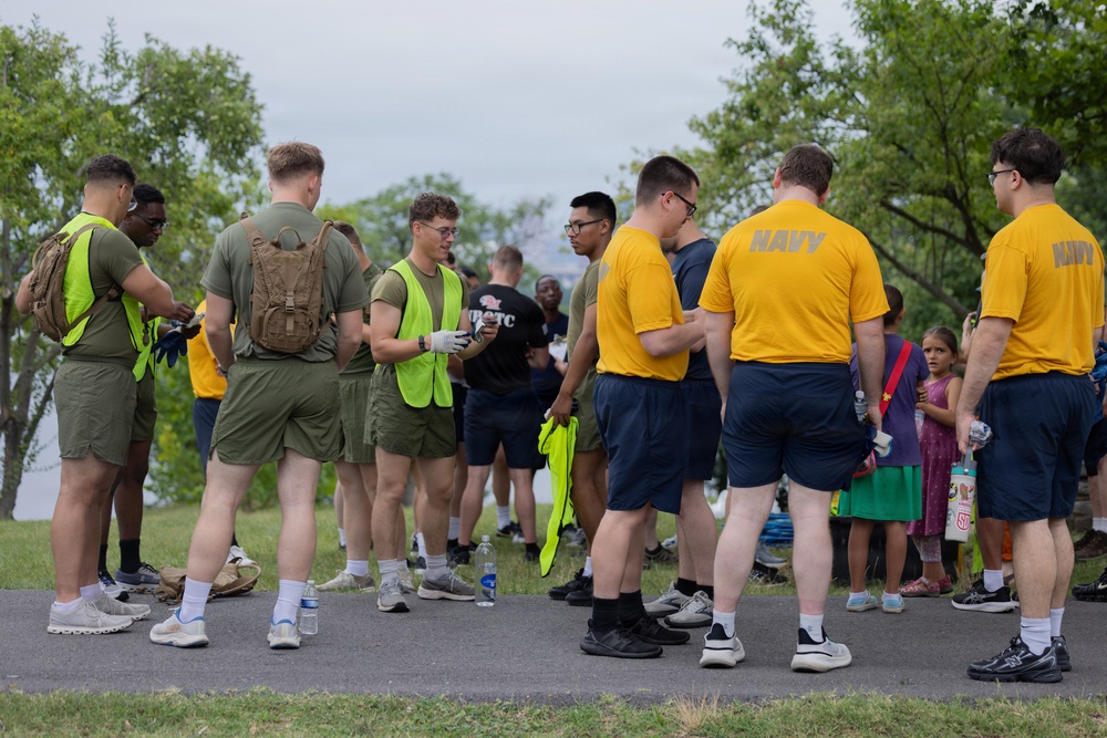 Fleet Week Baltimore Bluewater Shoreline Cleanup