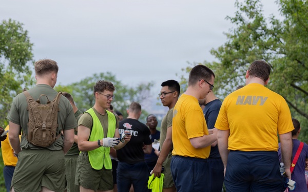 Fleet Week Baltimore Bluewater Shoreline Cleanup