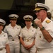 Commander Carrier Strike Group 2 Arrives for Reception Aboard USS Arlington