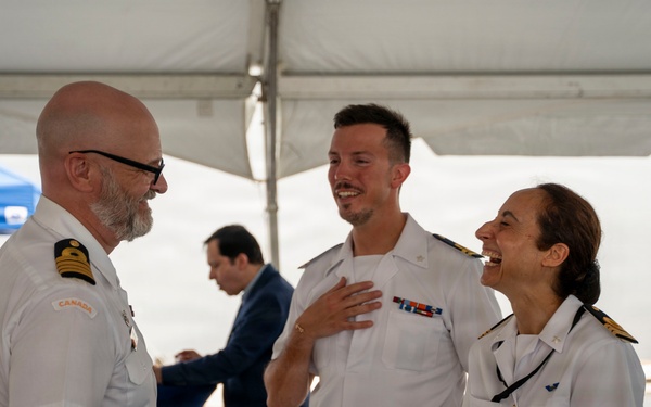 Reception Aboard USS Arlington (LPD 24)
