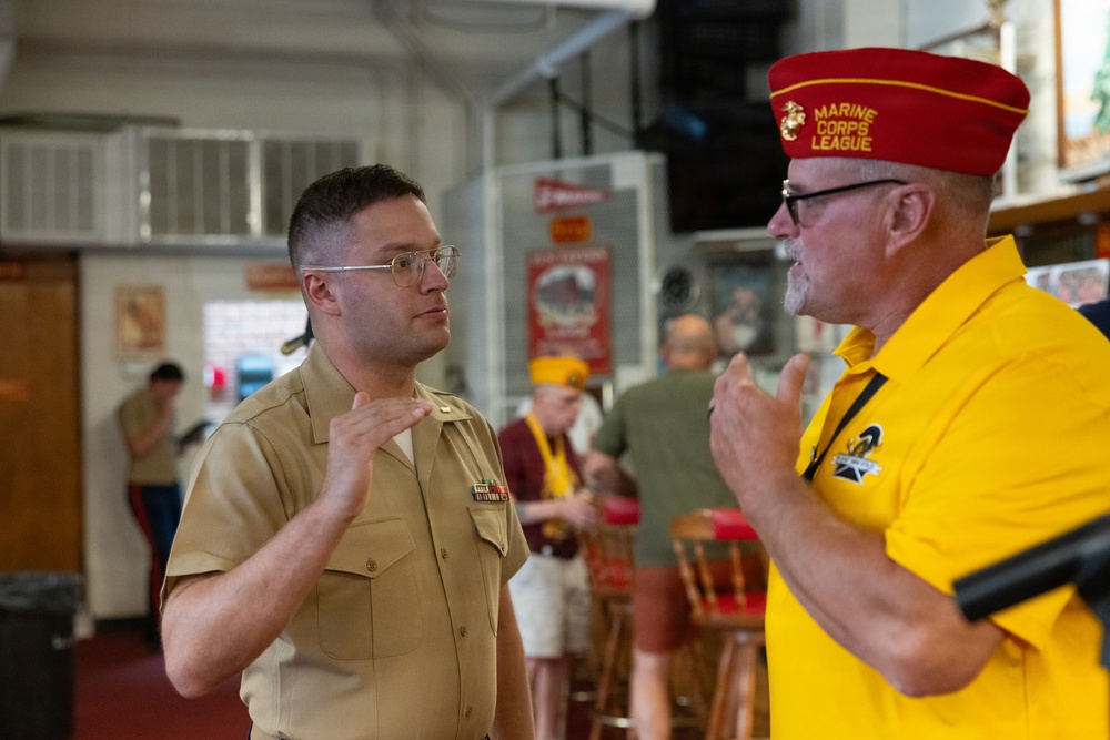 Marine Corps League welcomes SAIL250 Marines