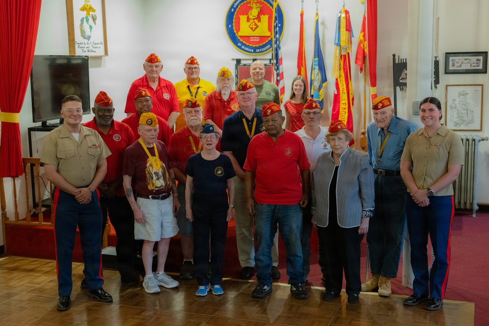 Marine Corps League welcomes SAIL250 Marines