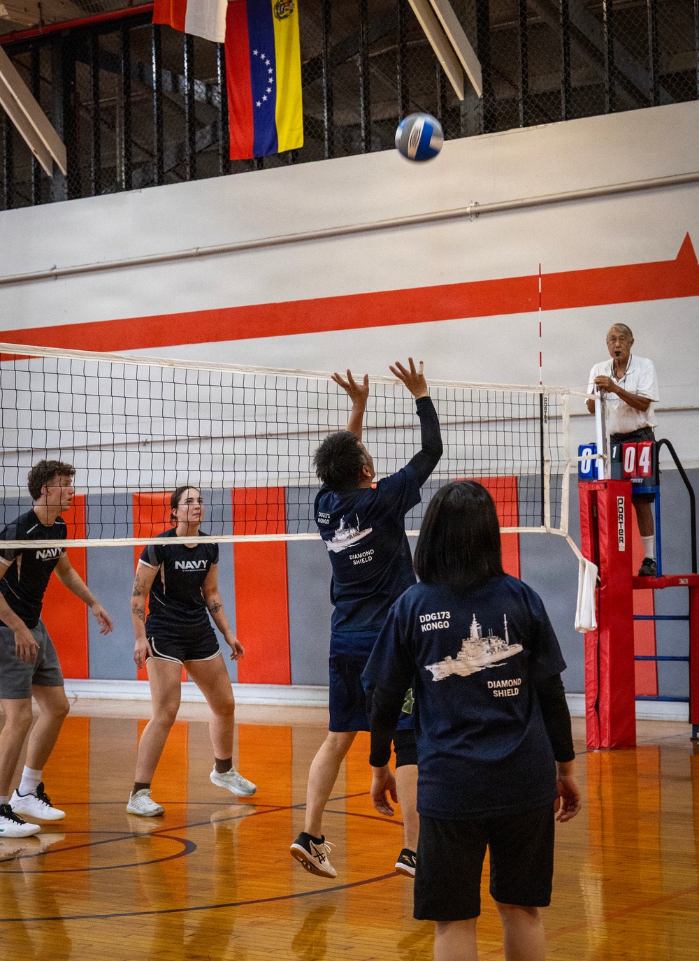 Japan and New Zealand Compete at the Exercise RIMPAC 2026 Indoor Volleyball Competition