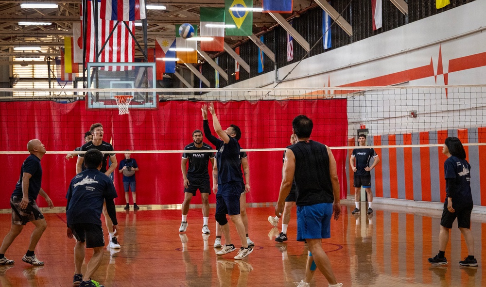 Japan and New Zealand Compete at the Exercise RIMPAC 2026 Indoor Volleyball Competition