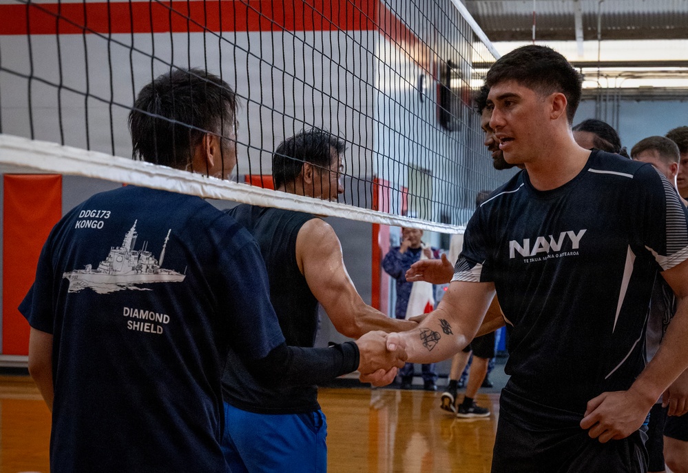 Japan and New Zealand Compete at the Exercise RIMPAC 2026 Indoor Volleyball Competition