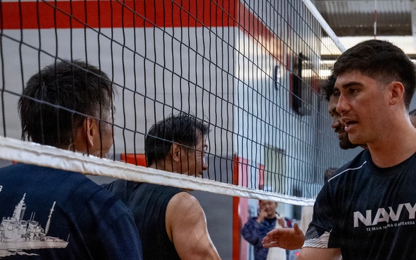 Japan and New Zealand Compete at the Exercise RIMPAC 2026 Indoor Volleyball Competition