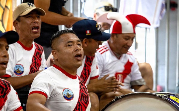 Peru and Chile Compete at the Exercise RIMPAC 2026 Indoor Volleyball competition