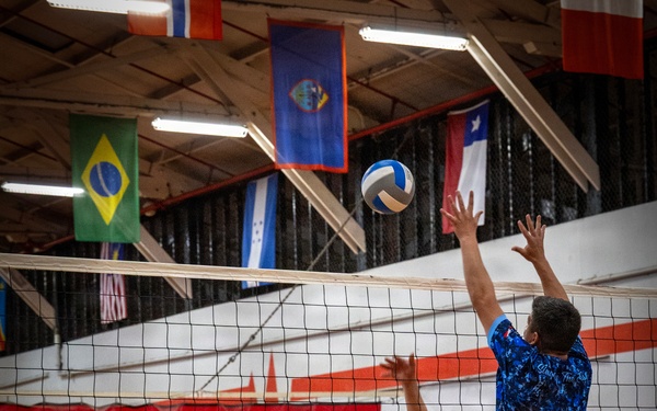 Peru and Chile compete at the Exercise RIMPAC 2026 Indoor Volleyball competition