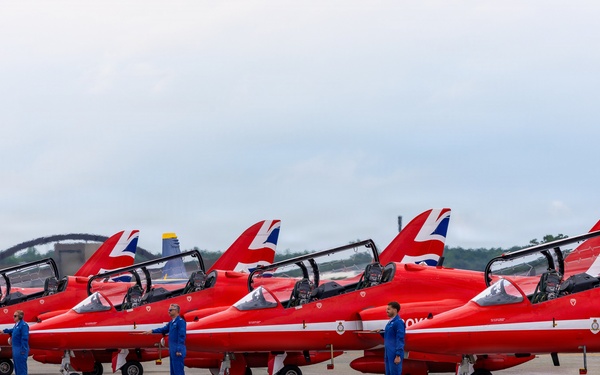 Royal Air Force Red Arrows Meet and Greet at Martin State Airport Open House