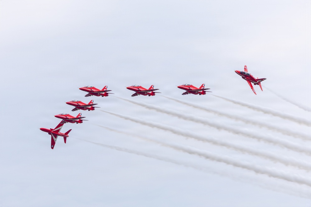 Royal Air Force Red Arrows Meet and Greet at Martin State Airport Open House