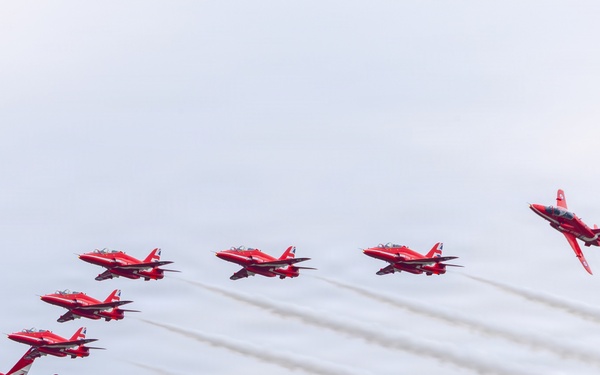 Royal Air Force Red Arrows Meet and Greet at Martin State Airport Open House